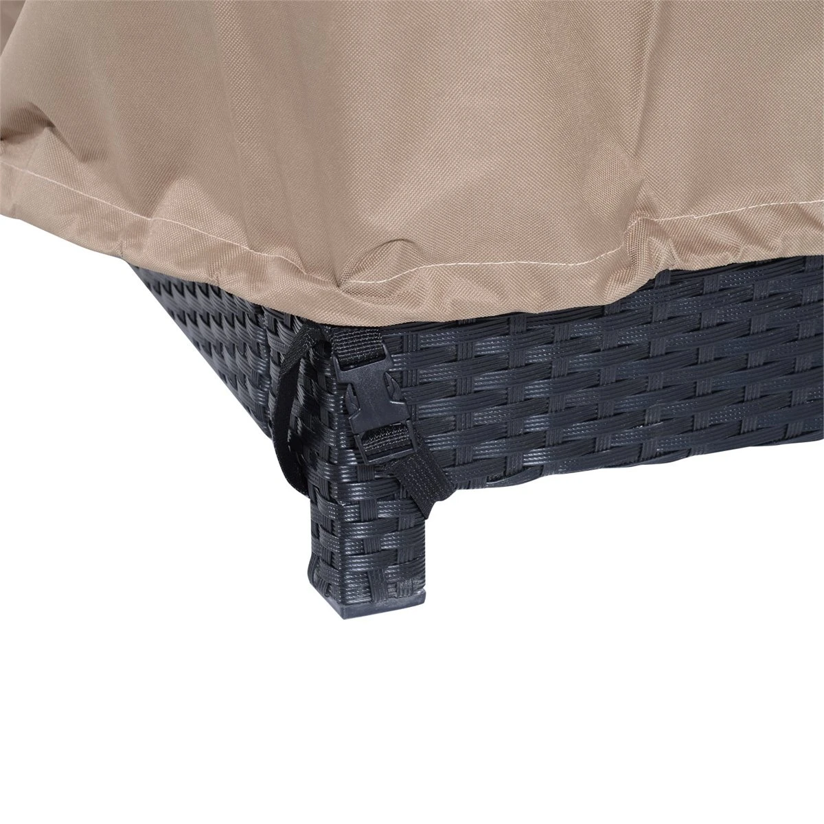 Outsunny Funda Protectora Para Banco 2-3 Plaza Cubierta De Muebles Impermeable Exterior Jardín Protección Contra Lluvia Y Sol 152x87x59/79cm 600D Tela Oxford - Imagen 8