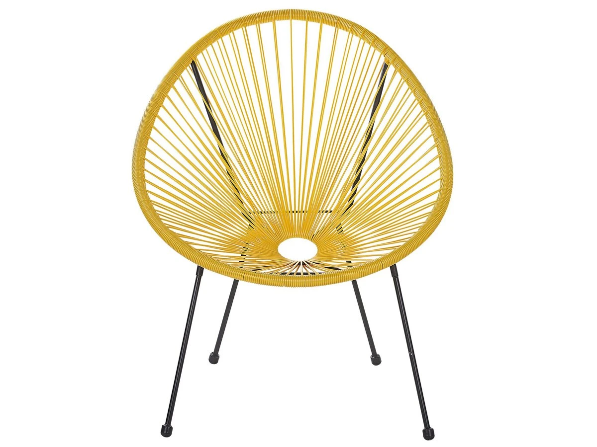 Conjunto De Balcón De Ratán Amarillo ACAPULCO II - Imagen 8