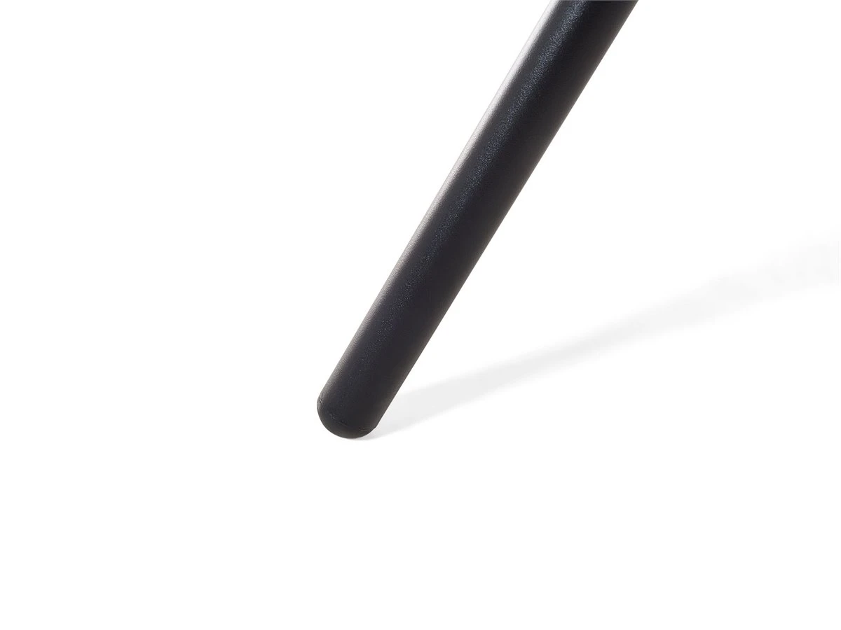 Mesa De Jardín En Acero Negro 140x80 Cm LIVO - Imagen 9