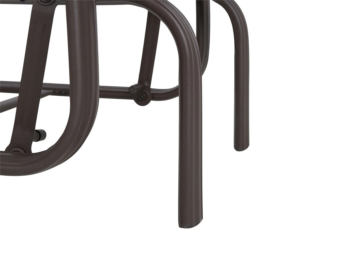 Silla De Jardín De Metal Marrón/gris BORGIO - Imagen 7