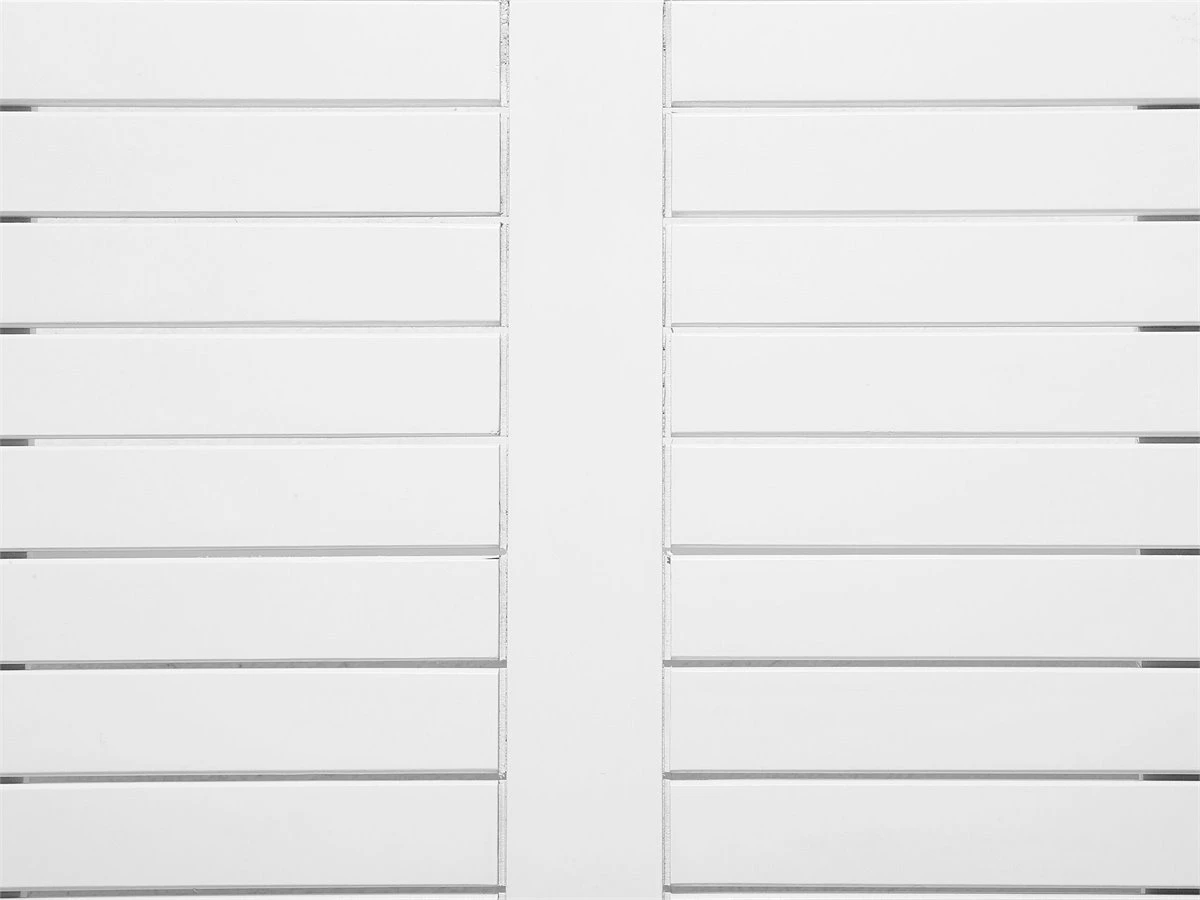 Mesa De Jardín Madera Blanca 100 X 55 Cm BALTIC II - Imagen 8