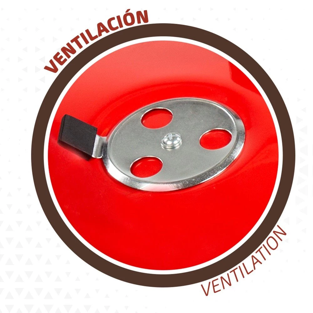 Barbacoa Carbón Con Tapa Aktive - Imagen 5