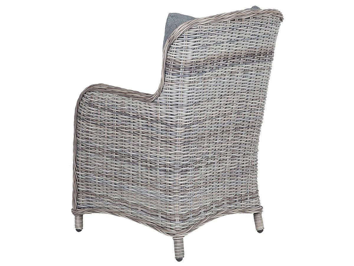 Conjunto De 2 Sillas De Jardín De Ratán Gris CASCAIS - Imagen 8