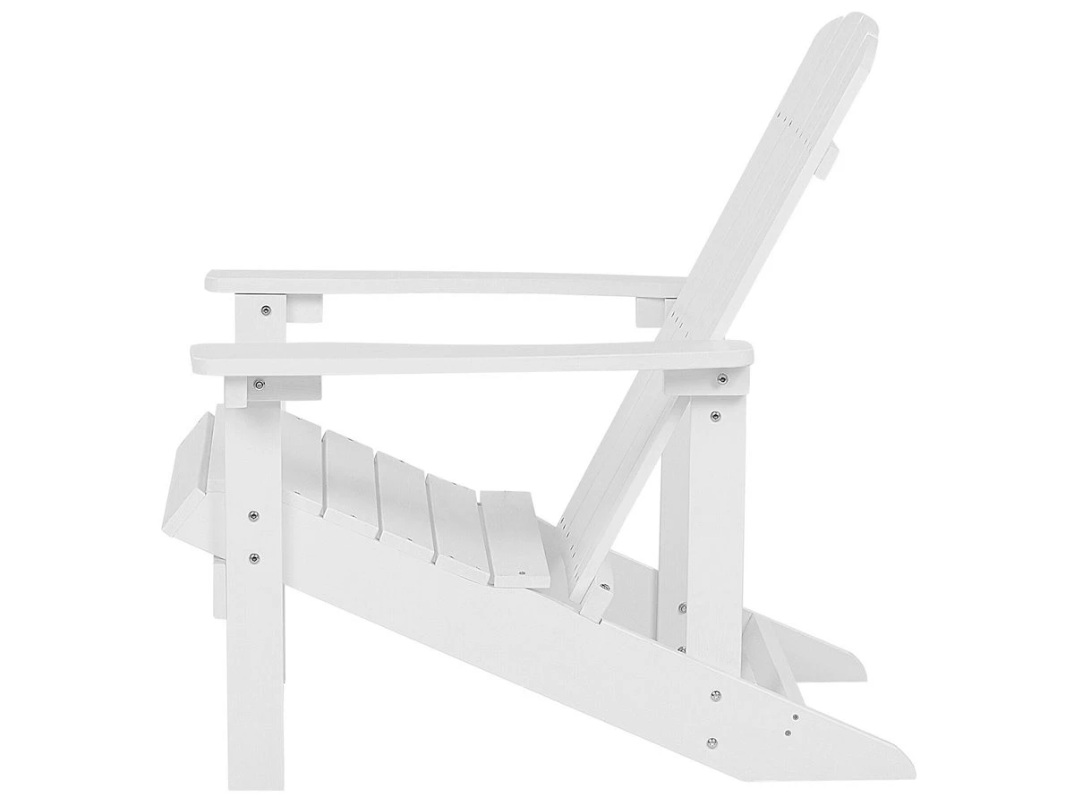 Silla De Jardín Blanca Con Reposapiés ADIRONDACK - Imagen 6