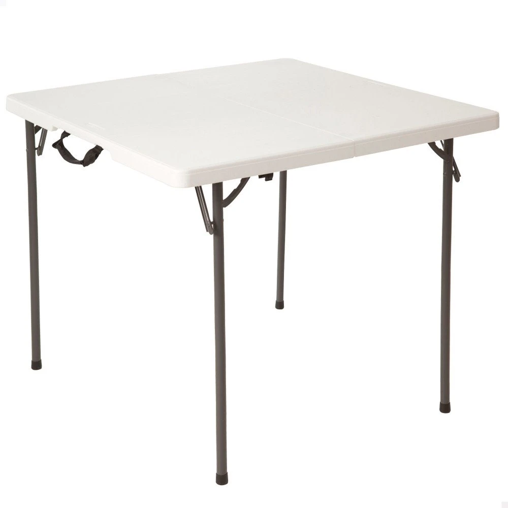 Mesa Cuadrada Plegable Blanco LIFETIME 94x94x74 Cm