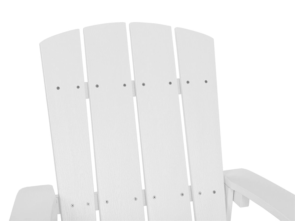 Silla De Jardín Blanca Con Reposapiés ADIRONDACK - Imagen 8