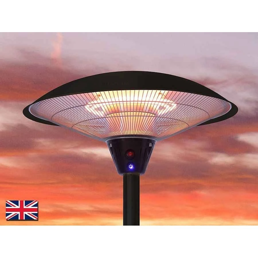 Estufa De Exterior Acrilico Color Negro Serie Heat Vulcan 59cm - Imagen 3