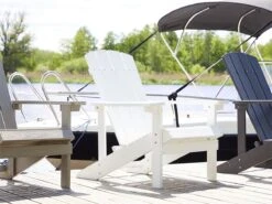 Silla De Jardín Blanca ADIRONDACK