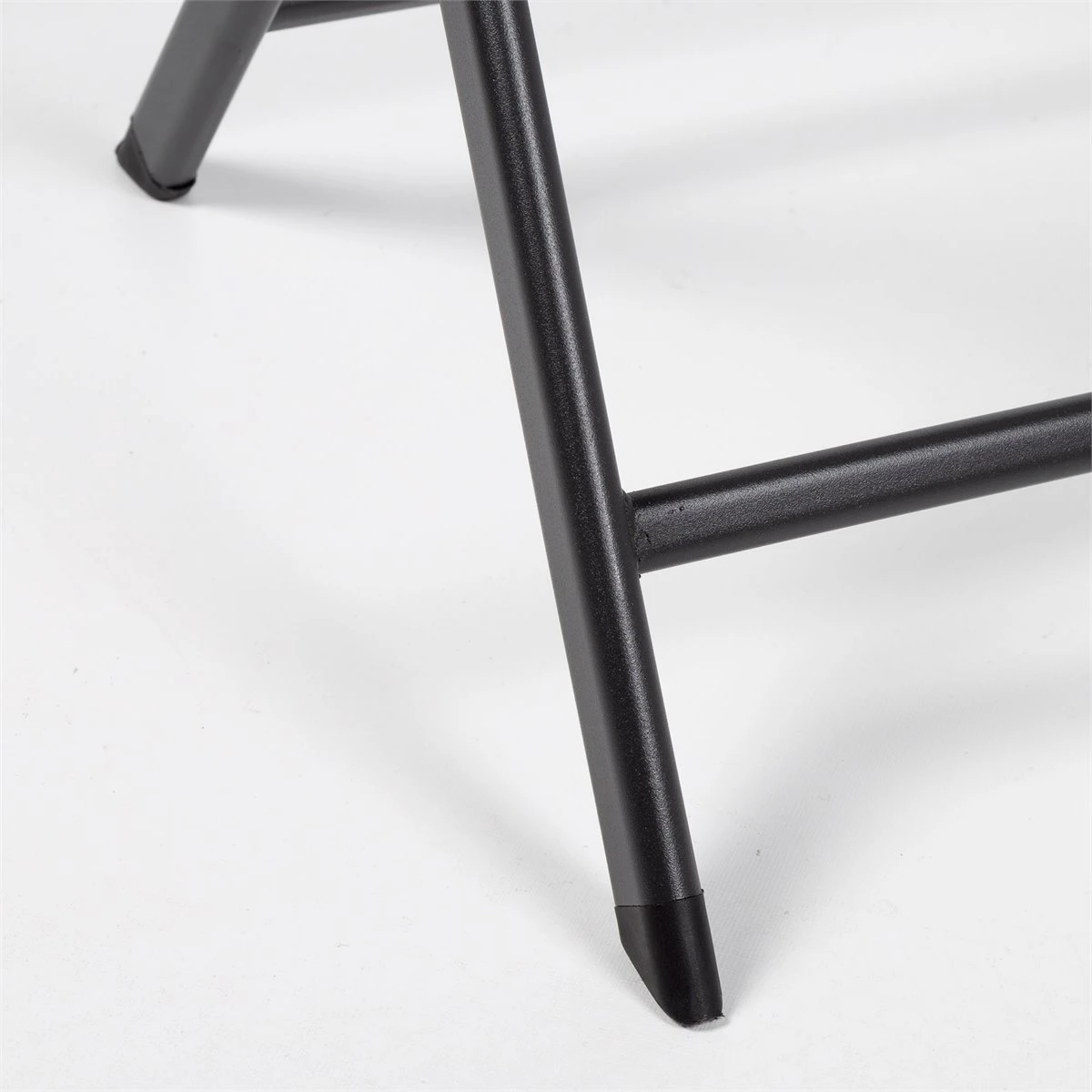 Silla Plegable Jardín Tejido Reforzado Negra Aktive - Imagen 7