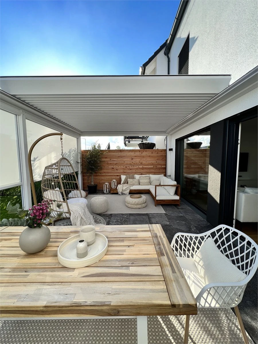 Mesa De Comedor De Madera De Acacia Clara/blanco 170 X 80 Cm SCANIA - Imagen 12