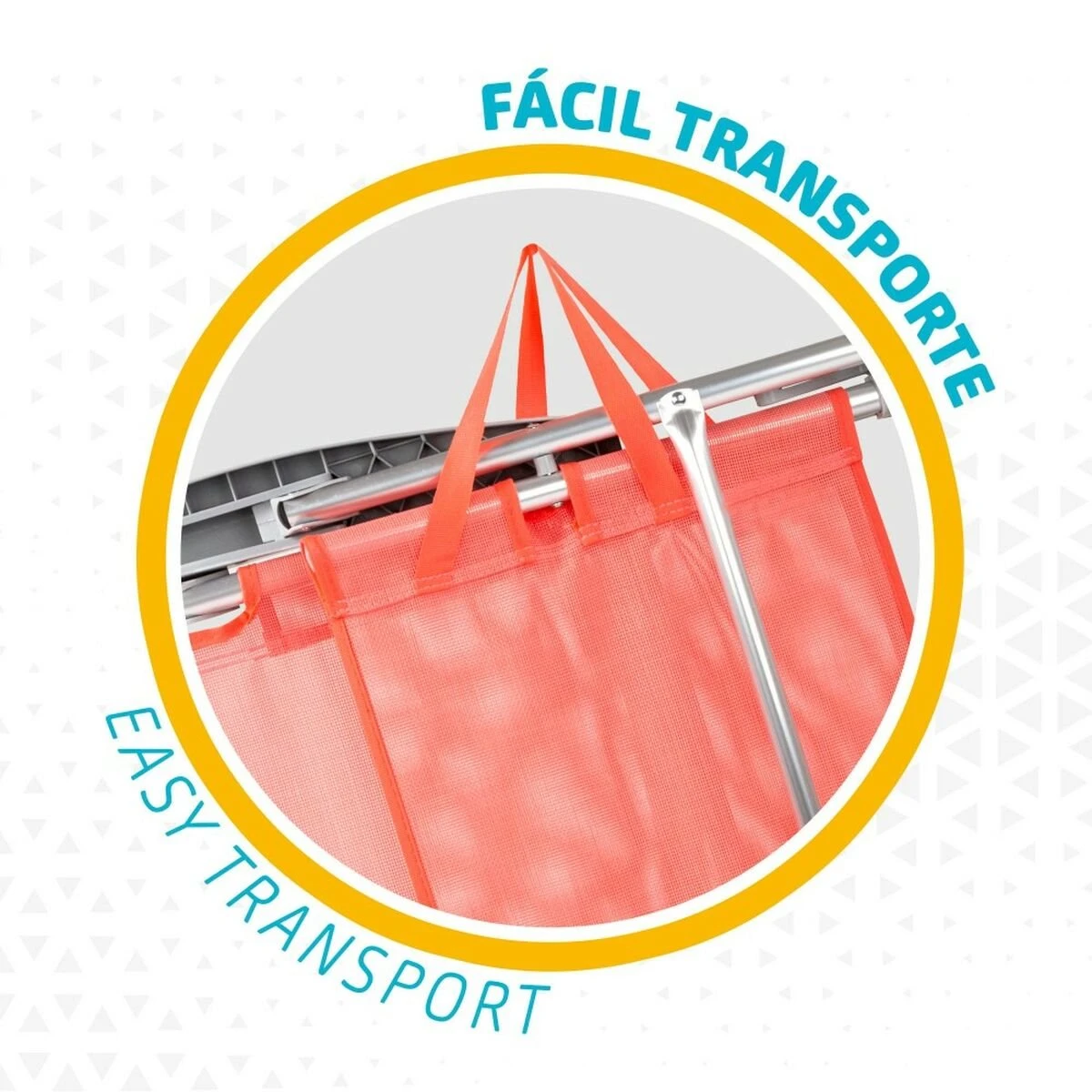 Silla Plegable Aktive Flamingo Coral 48 X 99 X 57 Cm (4 Unidades) - Imagen 5