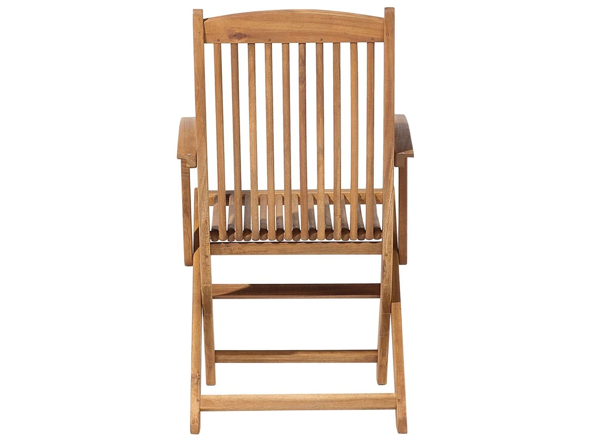 Conjunto De 2 Sillas De Madera De Acacia MAUI - Imagen 7