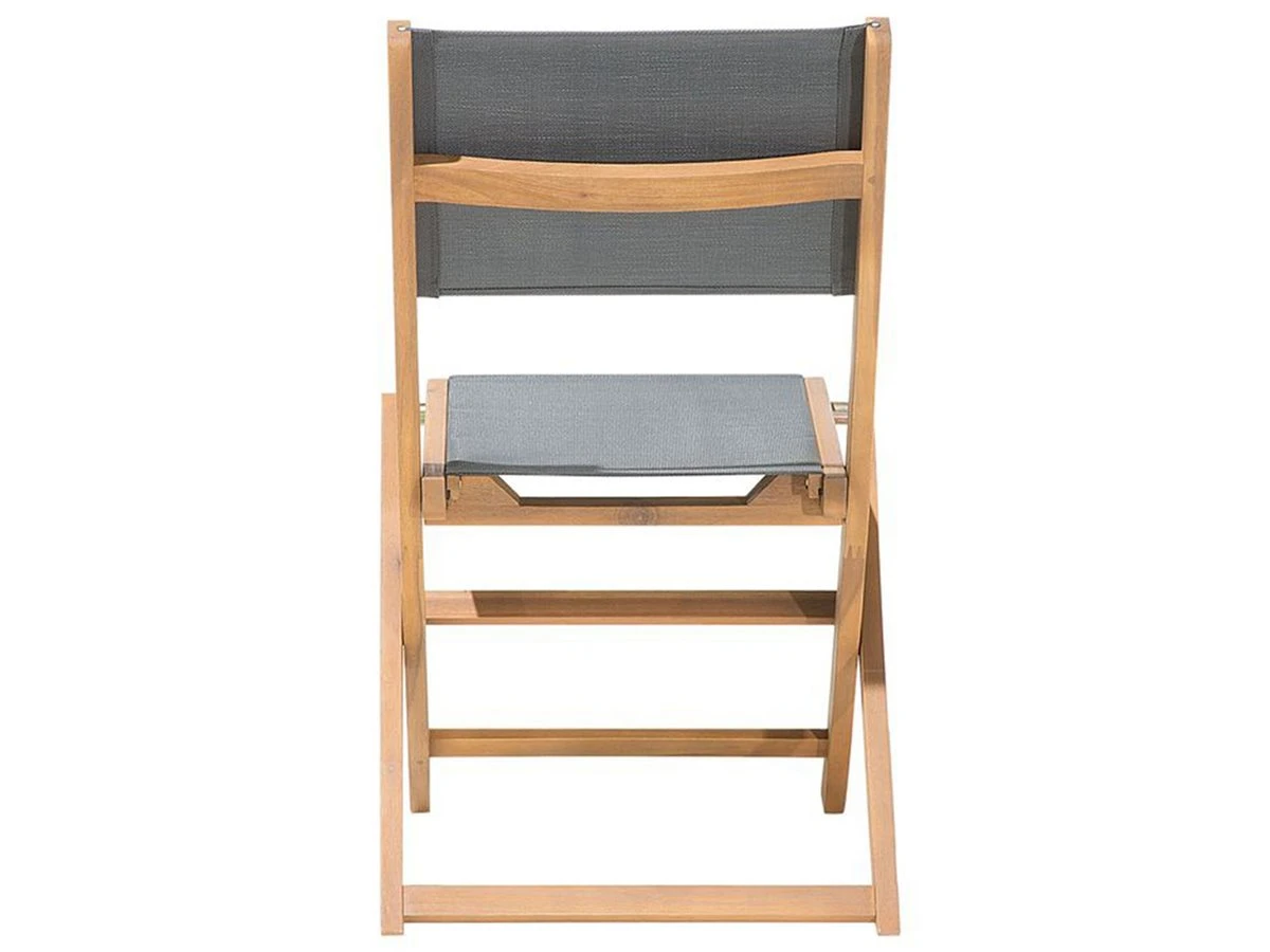 Conjunto De 2 Sillas De Madera Textileno Gris Oscuro CESANA - Imagen 8