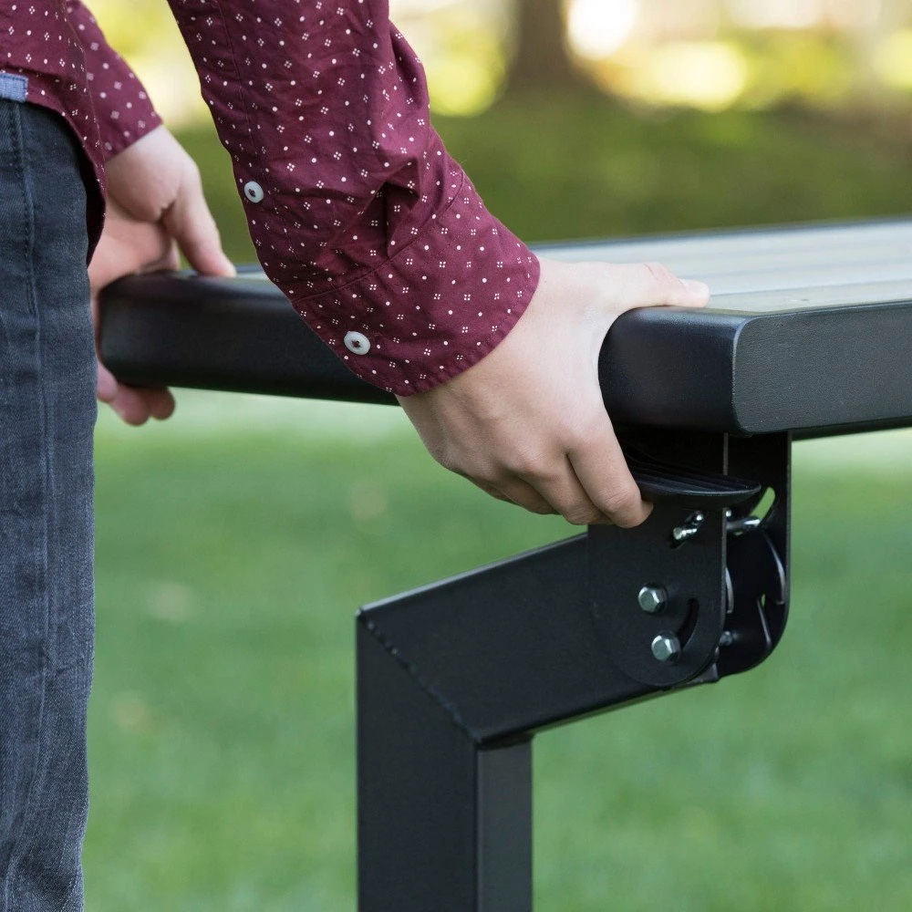 Banco Convertible En Mesa LIFETIME Color Gris - Imagen 6