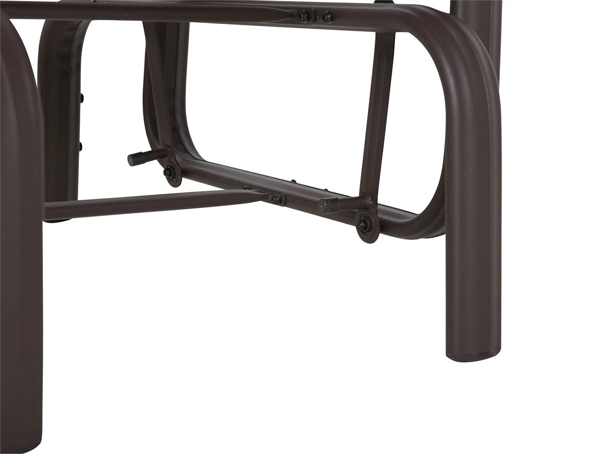 Silla De Jardín De Metal Marrón/gris BORGIO - Imagen 9