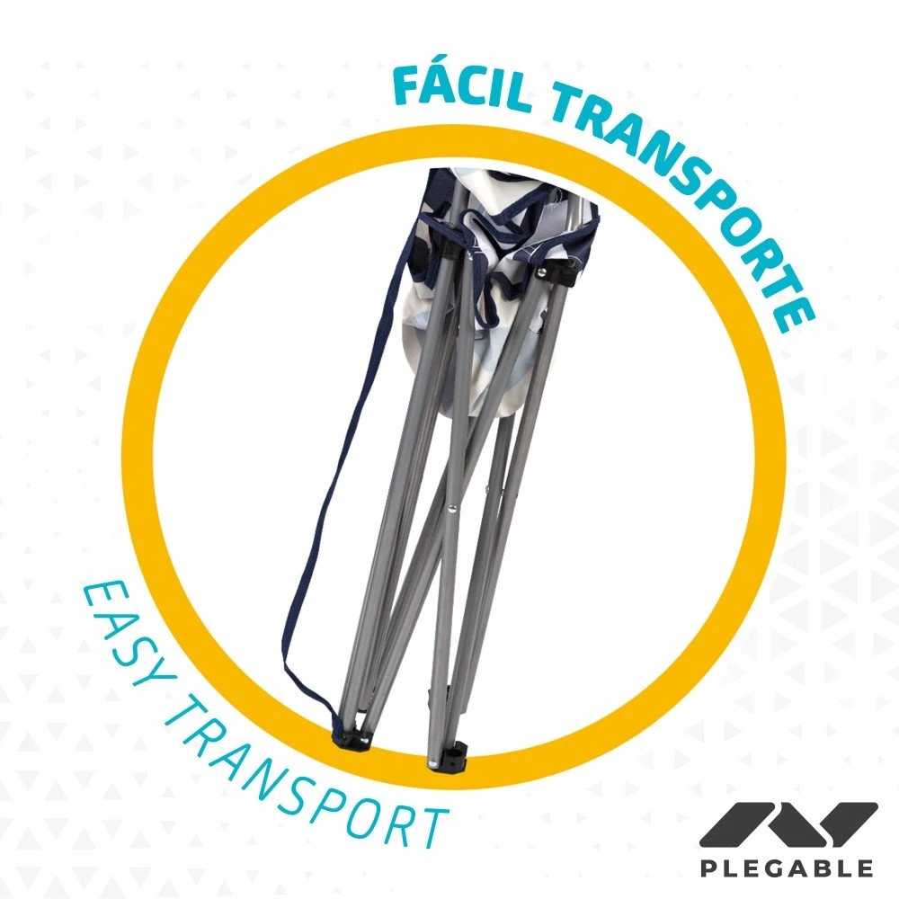 Silla Plegable Camping Con Posavasos Aktive - Imagen 4