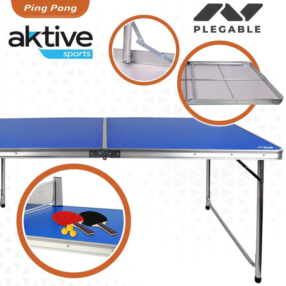 Mesa Ping Pong Plegable De Camping Aktive - Imagen 3