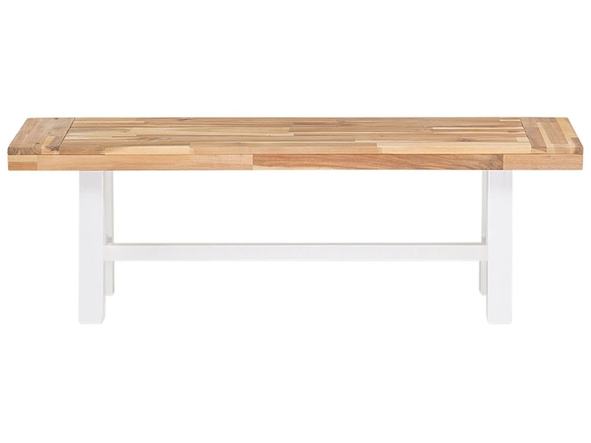 Banco De Madera Blanco/marrón SCANIA - Imagen 2