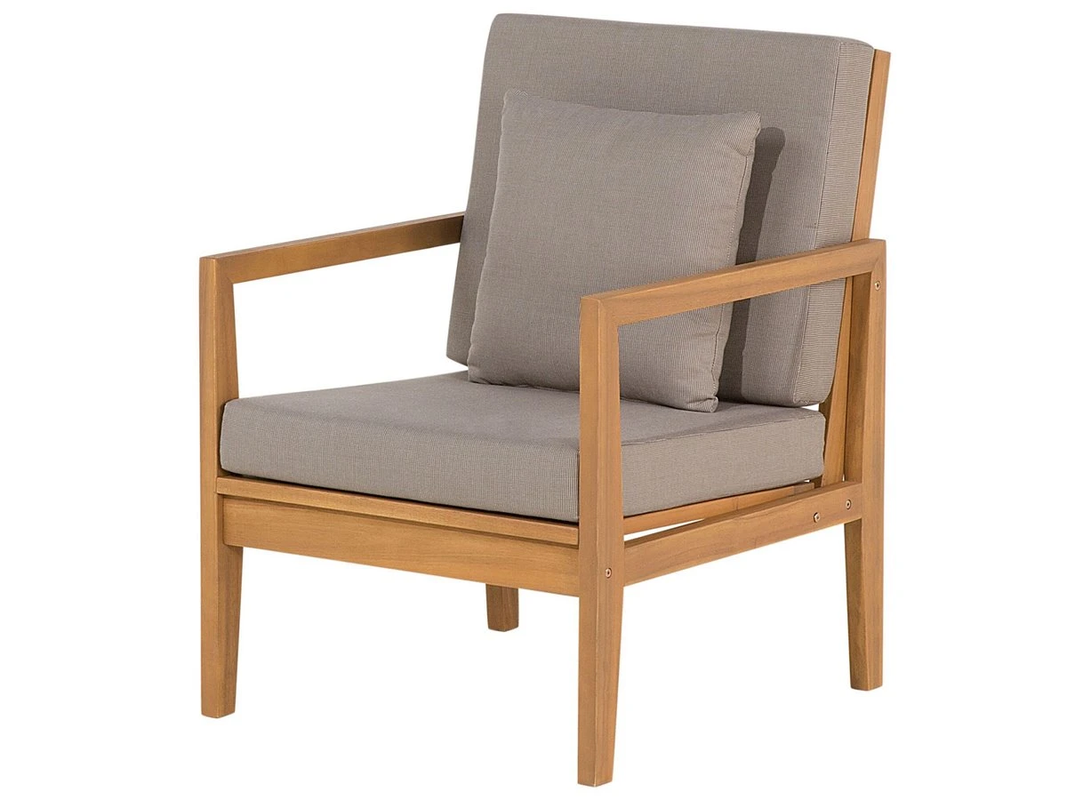 Conjunto De Jardín De Madera Para 7 Personas PATAJA - Imagen 8