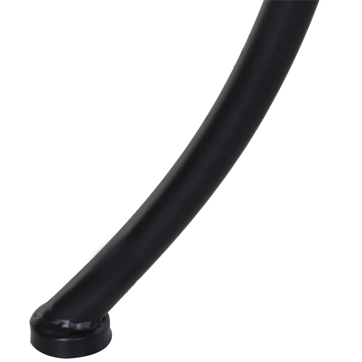 Outsunny Mesa De Jardín Cuadrada Mesa Auxiliar Exterior Con Estructura De Metal Para Patio Terraza Balcón Carga 30 Kg 45x45x50 Cm Negro - Imagen 7