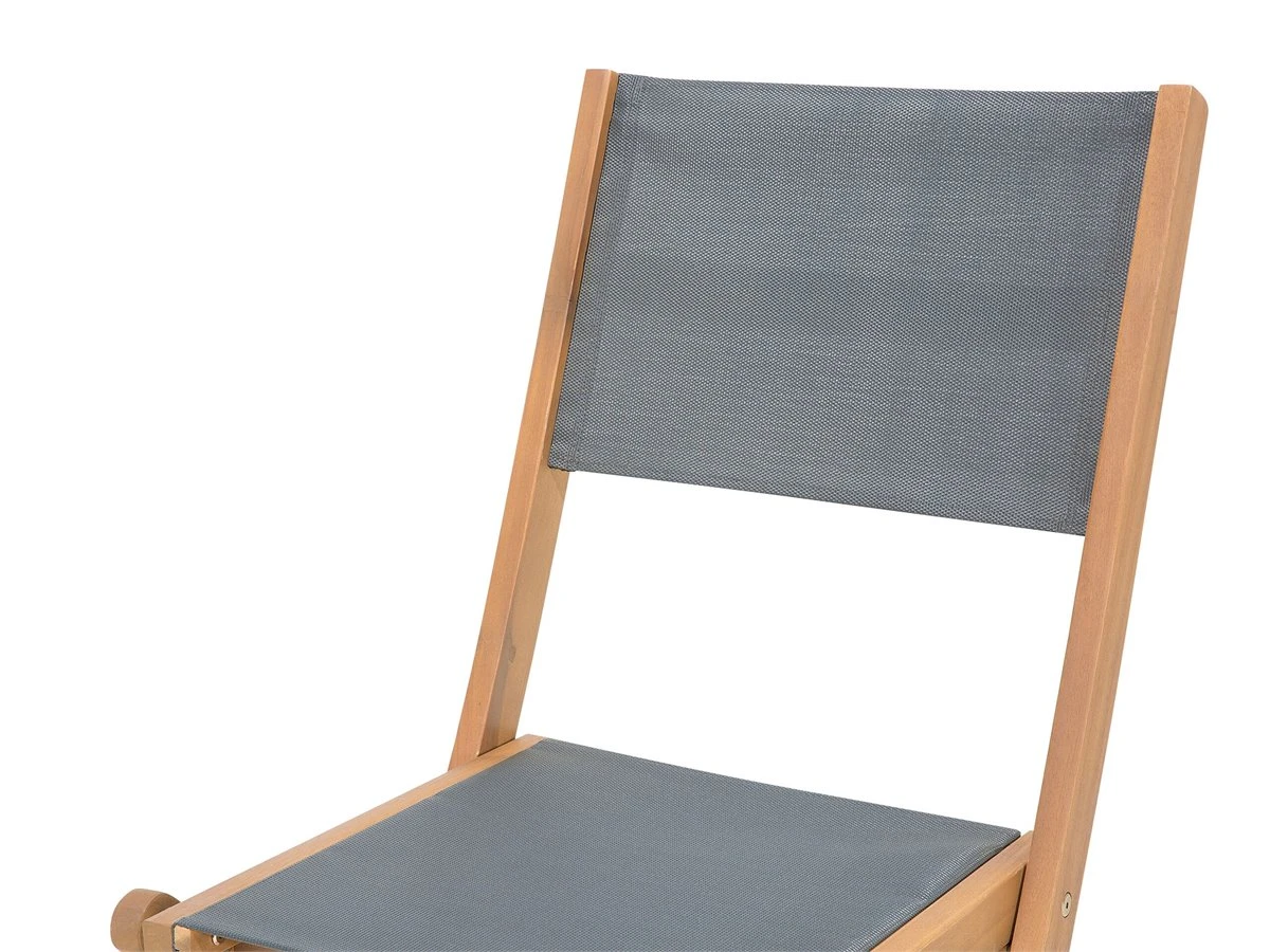 Conjunto De 2 Sillas De Madera Textileno Gris Oscuro CESANA - Imagen 9