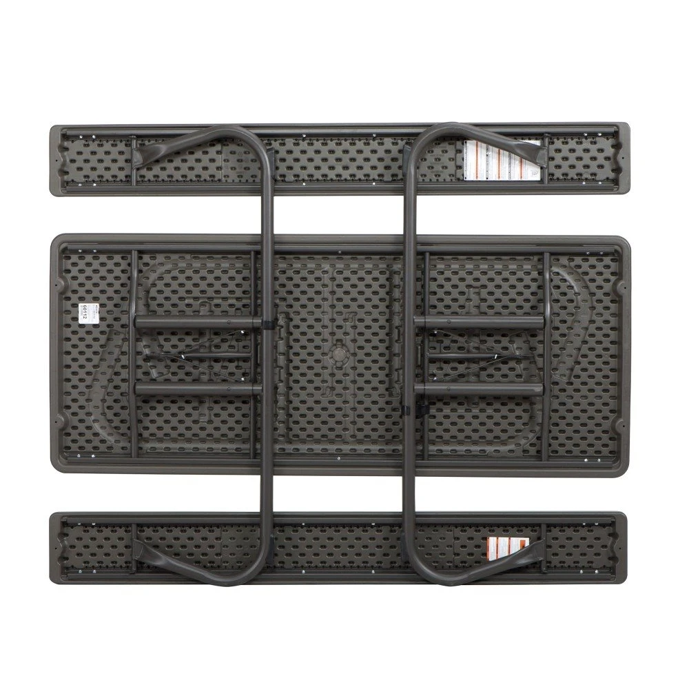 Mesa Con Bancos Plegable Ultrarresistente Marrón LIFETIME 183x76x74 Cm UV100 - Imagen 2