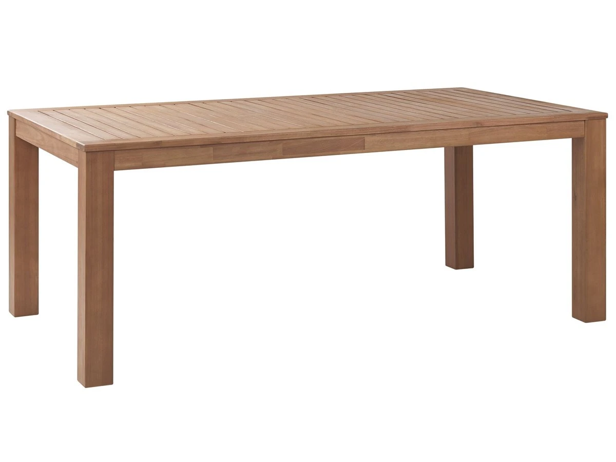 Mesa De Comedor De Madera De Eucalipto Clara 190 X 105 Cm MONSANO - Imagen 2