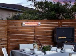 Estufa Eléctrica De Metal Plateado 2000 W BROMO