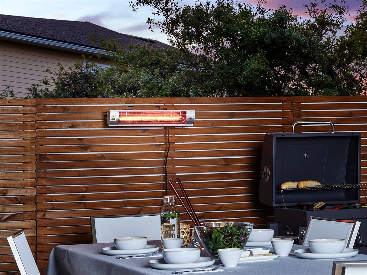 Estufa Eléctrica De Metal Plateado 2000 W BROMO