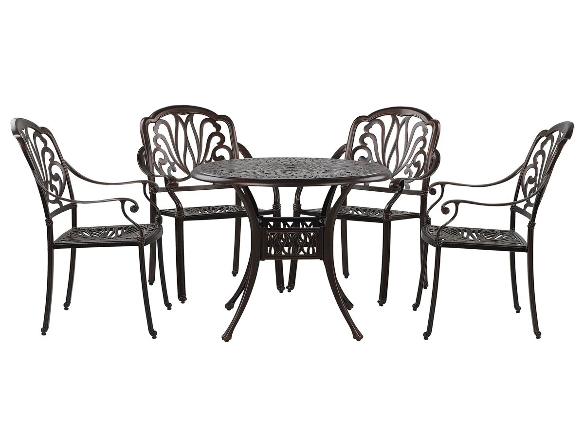 Conjunto De Jardín Marrón Oscuro ANCONA - Imagen 4