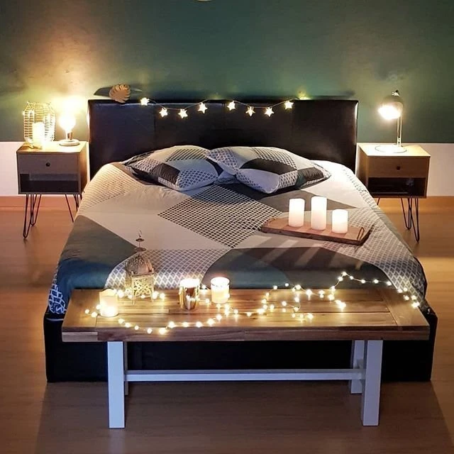 Banco De Madera Blanco/marrón SCANIA - Imagen 11